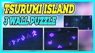 All Glowing Wall Puzzle on Tsurumi Island | Genshin Impact