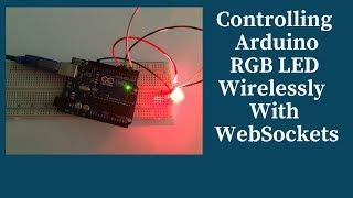 Control Arduino with WebSockets (wirelessly control RGB-Led) and Johnny-Five