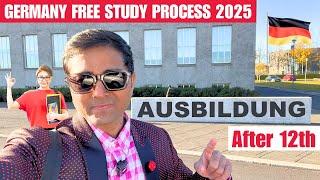 Germany Free Study Ausbildung Process 2025 | Vocational Training | Visa | Application ! Salary ! Law