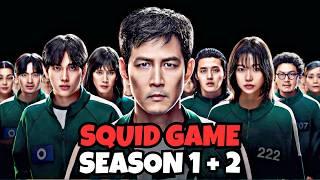 SQUID GAME Season 2 & 1 Explained in hindi | Series Ending | Dystopian Horror Survival Thriller