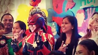 IRONMAN AND CAPTAIN MARVEL NAGSAYAW AT NAKIPARTY @ ROHAN'S Birthday