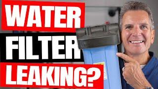 BEST 7 WAYS to FIX and 2 WAYS to PREVENT LEAKING WATER FILTER Housing