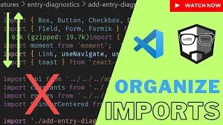 How to automatically remove unused imports in VS Code? #vscode