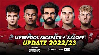 LIVERPOOL FACEPACK 2022/23 | SIDER AND CPK | EFOOTBALL PES 2021 & SP FOOTBALL LIFE 2023