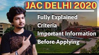 JAC DELHI 2020 | Admission Procedure Explained | New Introduced branches | Counselling Procedure