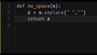 Python - Remove String Spaces | Codewars 8KYU