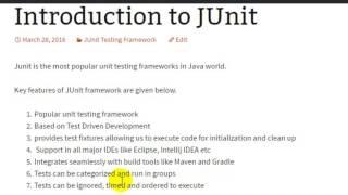 What is Junit