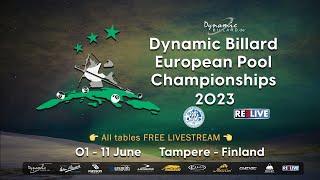 QF MONTANARI Luca vs SEVASTYANOV Arseny 8 Ball  Dynamic Billard European Championships Men