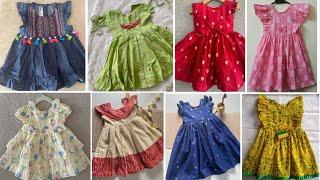 handmade baby girl frock design 2024/latest lawn frock design 2024/summer lawn cotton frock designs