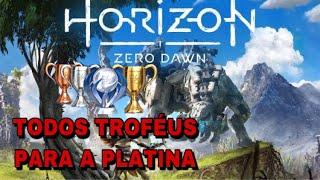 HORIZON ZERO DAWN - GUIA DE TROFÉUS PARA A PLATINA