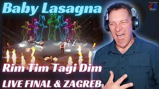 Baby Lasagna "Rim Tim Tagi Dim"  Grand Final & AfterParty Zagreb 2024 | DaneBramage Rocks Reaction