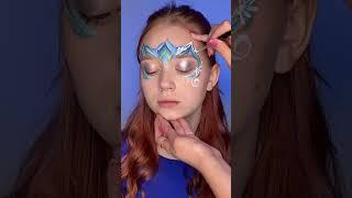 Аквагрим для девочек «Эльза» от Анастасии Карповой #facepainting #faceart #beautybar #makeup #art