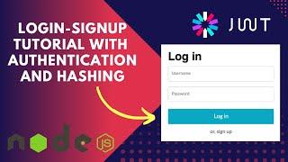 Login-Signup Tutorial with JWT Auth & Bcrypt Hashing