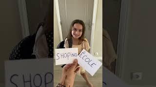 Shopping ou école #shortvideo #merefille