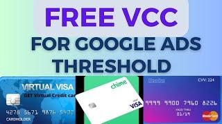 Free Vcc For Google Ads Threshold | how to get free vcc | New Method for vcc trick