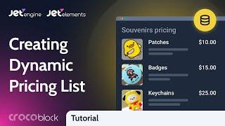 How to Create Dynamic Pricing List