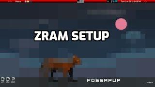 zram setup in puppylinux: increase speed for less than 4G of RAM PCs