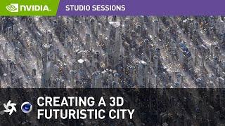 Creating a 3D Futuristic City in Cinema 4D & Octane w/ Annibale Siconolfi