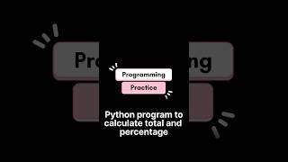 Python Programming - a program to generate grades based on percentage #itzrafiq #python #coding