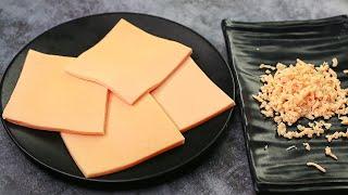 Homemade Slice Cheese Recipe | 3 Ingredients Slice Cheese Recipe | Yummy