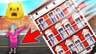 SHE GOT CRUSHED BY A BUILDING! | Scary Teacher 3D