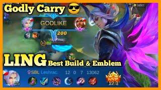 LING BEST BUILD SEASON 18 2020, TOP GLOBAL LING ,LING MOBILE LEGENDS, SEASON 18 GAMEPLAY, MLBB