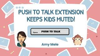 Google Meet Push to Talk Extension