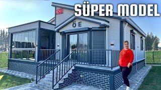 SÜPER MODEL 100 m² 2+1 PREFABRİK EV TURU ve FİYATI - Manto Yalıtım Prefabricated Home Price Cost