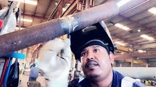 Tig welding how to make test in 2” inches pipe 6G position,