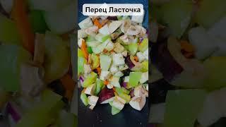 Макароны с куриным филе и овощами #shorts