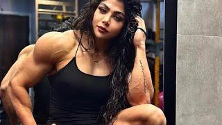 Fbb SAHAR RAHMANI DOLATABADI hot girl muscle Ifbb pro female bodybuilding 2024