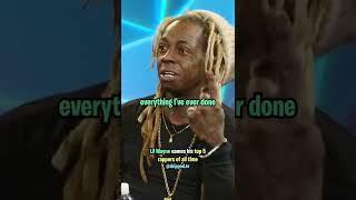 Lil Wayne Names His Top 5 Rappers of All Time 