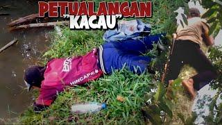 Petualangan kacau-Mencoba mancing belut di halaman dekat rumah