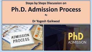 PhD Admission Process l Steps in PhD Admission