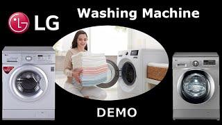 LG FRONT LOAD WASHING MACHINE DEMO | how to use front load washing machine fully automatic washer