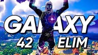 Rare Galaxy Skin! 42 Eliminations Win (Solo vs Squads) Handcam Gameplay Fortnite 4K 120fps