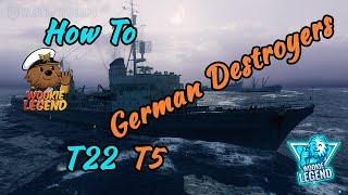 World of Warships | How to for Beginners German Tugboat T-22 | Wookie Legend