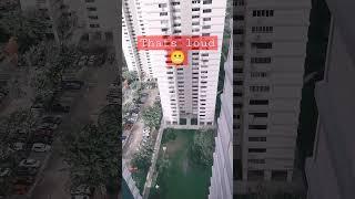 WIND BLOWS AT THE CONDO ASMR. #shorts #asmr #asmrnaturesounds #singapore #viral