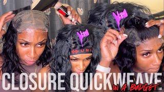 Closure Quickweave Under $80 | Using Beauty Supply Store Hair