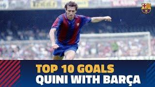 ENRIQUE CASTRO 'QUINI' | TOP 10 goals FC Barcelona