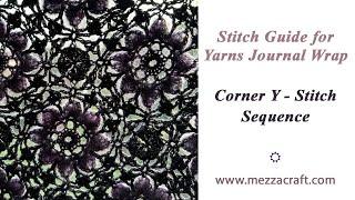 Yarn Journals Gothic Wrap - Crochet Stitch Guide - Corner Y Stitch