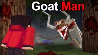 We Survived The GOAT MAN in Minecraft.. *SCARY*