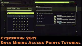 Data Mining Access Points Tutorial - Cyberpunk 2077