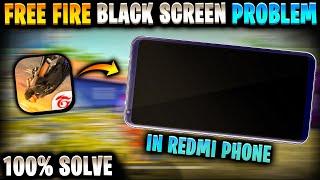 Solve free fire black screen problem after garena logo | Redmi 9a free fire black screen problem