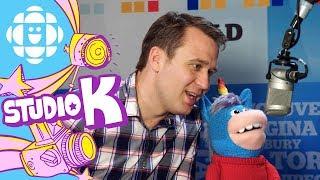 Gary the Unicorn Hugs David Common | Hug Club | CBC Kids