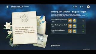 meteor shard | bintang tak dikenal | bagian tengah | bayang bayang yaoguang | genshin impact indo