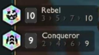 *Flexible* = 9 Conqueror + 10 Rebel⭐⭐⭐ !? | TFT Into the Arcane