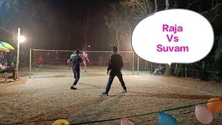 Outdoor Badminton Tournament Raja & pinkar VS Dipu & Suvam #badminton #outdoorbadminton #yonex #bwf