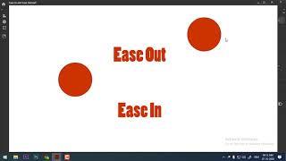 Ease In and Ease Out | adobe animate cc tutorial in hindi |adobe animate cc tutorial