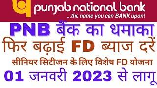 PNB fixed deposit new interest rate 2023|Pnb Interest Rate 2023| Pnb Fixed deposit interest Rates|